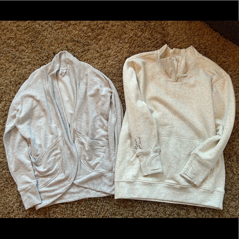BUNDLE: Athleta girls sweatshirts M/8-10